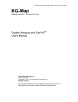GreVid and Garden Notepad Manual - BG-Map