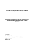 Closed Charging Cordon Design Problem