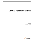DINK32 Reference Manual