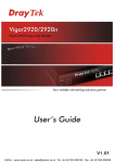 Draytek 2920 Series User Manual