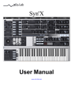 Syn`X User Manual - XILS-lab