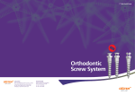 Orthodontic Screw System