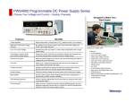 PWS4000 Programmable DC Power Supply Series