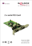 2 x serial PCI Card
