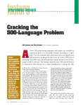 Cracking the 500-Language Problem programming languages