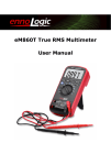 ennoLogic eM860T True RMS Digital Multimeter User Manual