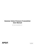 Hammer Union Pressure Transmitter User Manual