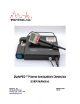DataFIDTM Flame Ionization Detector USER MANUAL
