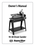 19-38 Drum Sander