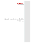 4ipnet WHG301 Quick Installation Guide