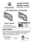 Large Flush Wood Insert Hybrid-Fyre Manual