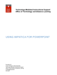Using Impatica for PowerPoint