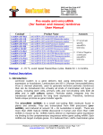 GenTarget`s EcoTMPlasmid DNA Miniprep Kit User Manual