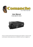User Manual - Comanche Security