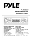 Pyle Car Stereos User Manual