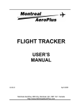 Flight Tracker v202d User`s Manual 090409