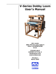 V-Series Dobby Loom User`s Manual