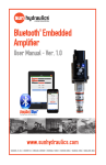 Bluetooth Embedded Amplifier App