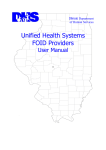 UHS FOID Provider User Manual - Illinois Department of Human