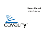 User`s Manual CAUC Series