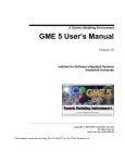 Generic Modeling Environment User`s Manual