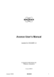 Avance User`s Manual