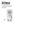 User`s Guide True RMS Industrial Multimeter Extech EX520