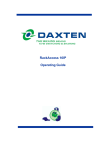 Daxten User Manual