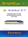 BrightEye 81-F Manual 1.0