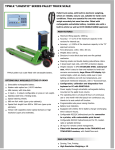 TPWLK "LOGISTIC" SERIES PALLET TRUCK SCALE