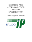 security and access control system specification