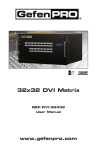 32x32 DVI Matrix