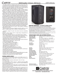 S600B StageMate™ PA System, S648 Speaker USER MANUAL