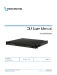 CLI User Manual