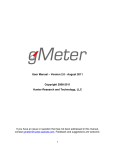 User Manual – Version 2.0 - August 2011 Copyright 2008