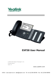 Yealink EXP38 User Manual