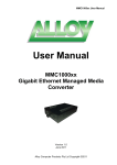User Manual - Alloy Computer Products