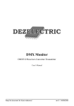DMX Monitor - DEZELECTRIC
