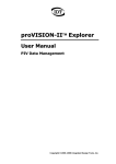 proVISION Explorer Manual