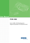 User Manual PCIE-1802