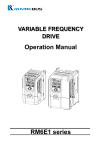Operation Manual RM6E1 series