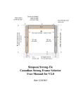 Simpson Strong-Tie Canadian Strong Frame Selector User Manual
