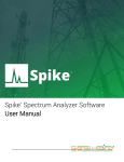Spike Spectrum Analyzer Software User Manual