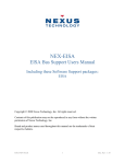 NEX-EISA Users Manual