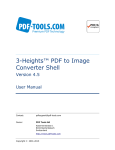 3-Heights™ PDF to Image Converter Shell, User Manual
