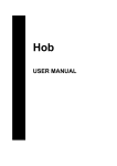 PLF Series Gas Hob Manual