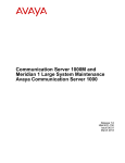 Communication Server 1000M and Meridian 1 Large System