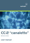 CC-2 canaletto colour corrector user manual