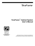 TeraFrame User Manual - Chatsworth Products, Inc.