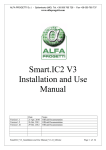 Smart.IC2 V3 Installation and Use Manual